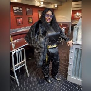 Black 2 piece jogger set